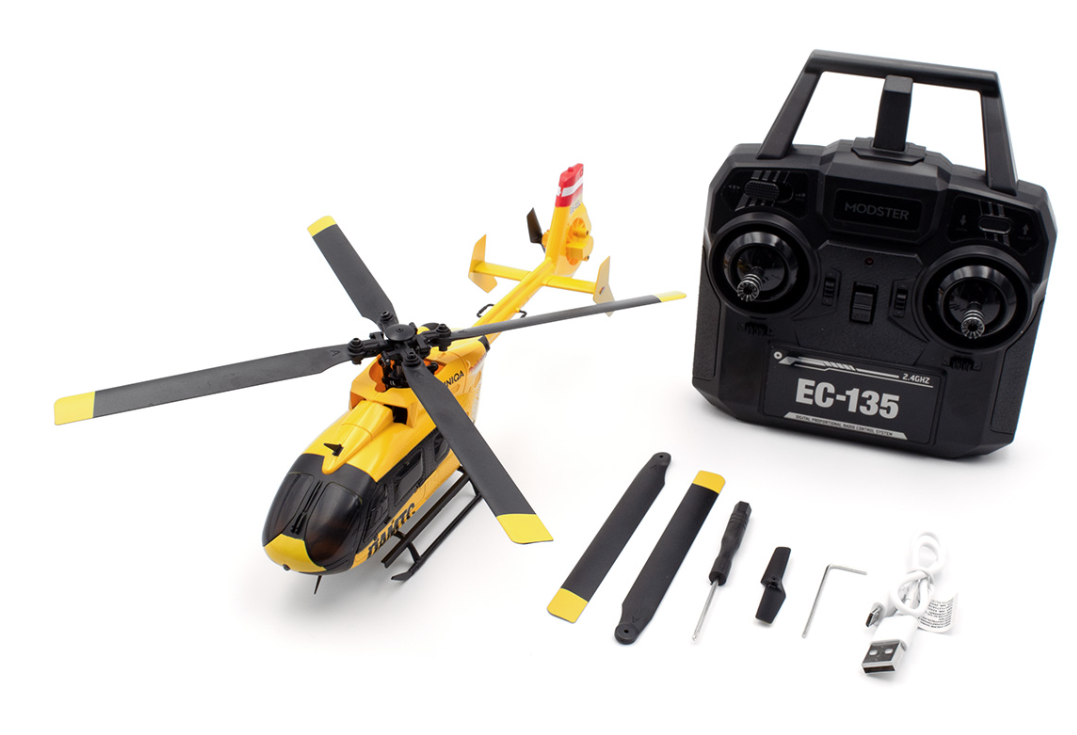 Helicóptero Modster RC eléctrico RTF MODSTER EC-135 ÖAMTC MD11672