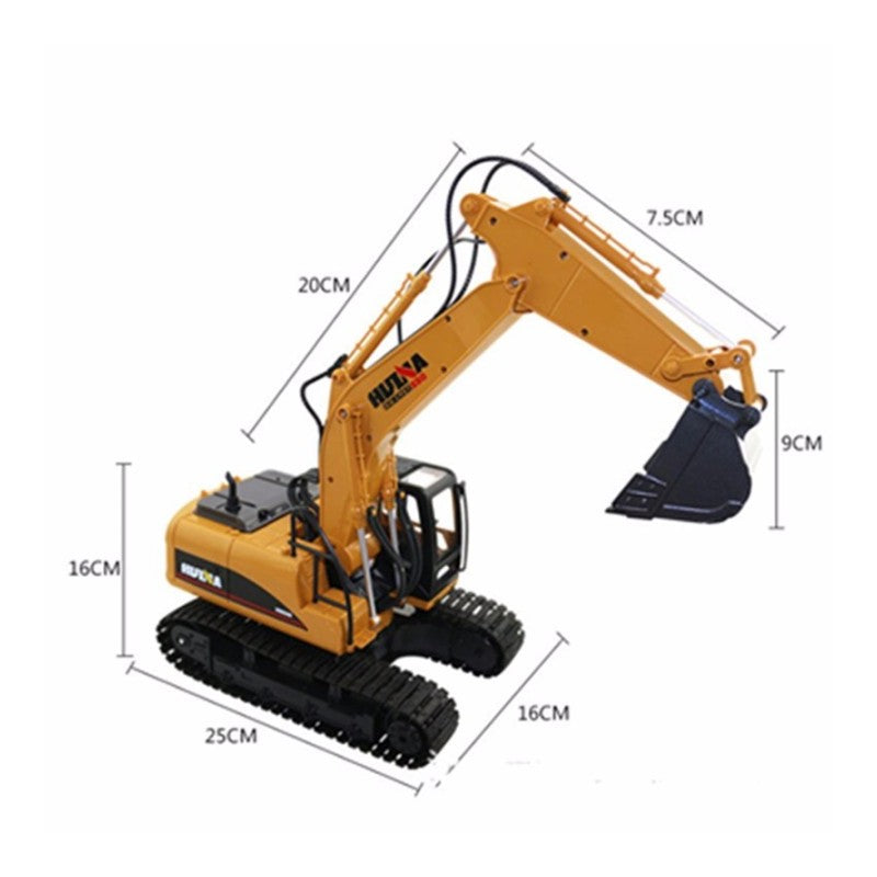 Excavadora RC Huina 1535 15 canales 1/14 15350